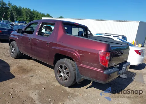 2009 Honda Ridgeline Rtl from USA, damaged, VIN 5FPYK16509B103530